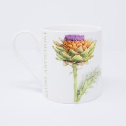 Mug with artichoke design