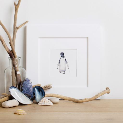 Magellanic penguin mini print
